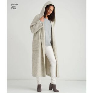 New Look Pattern 6585 Misses' Coat with Hood All Sizes