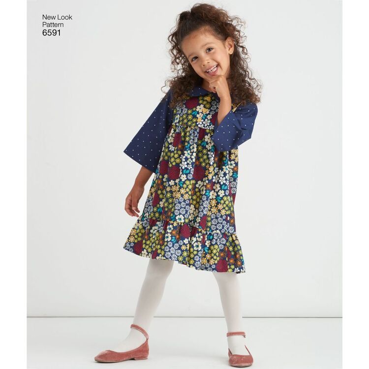New Look Pattern 6591 Children's Dress All Sizes