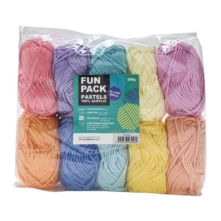 Spotlight Yarn Fun Pack  Pastels 250 g