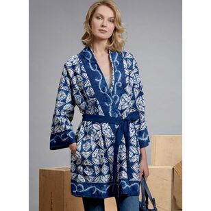 Vogue Pattern V1610 Today's Fit by Sandra Betzina Misses' Kimono And Belts All Sizes