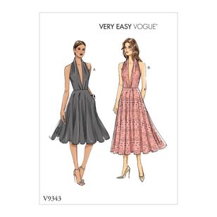 Vogue Pattern V9343 Very Easy Vogue Misses' Dress