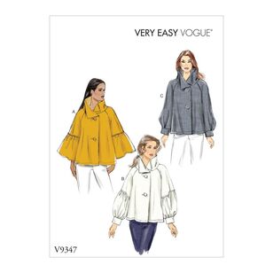 Vogue Pattern V9347 Very Easy Vogue Misses' Top