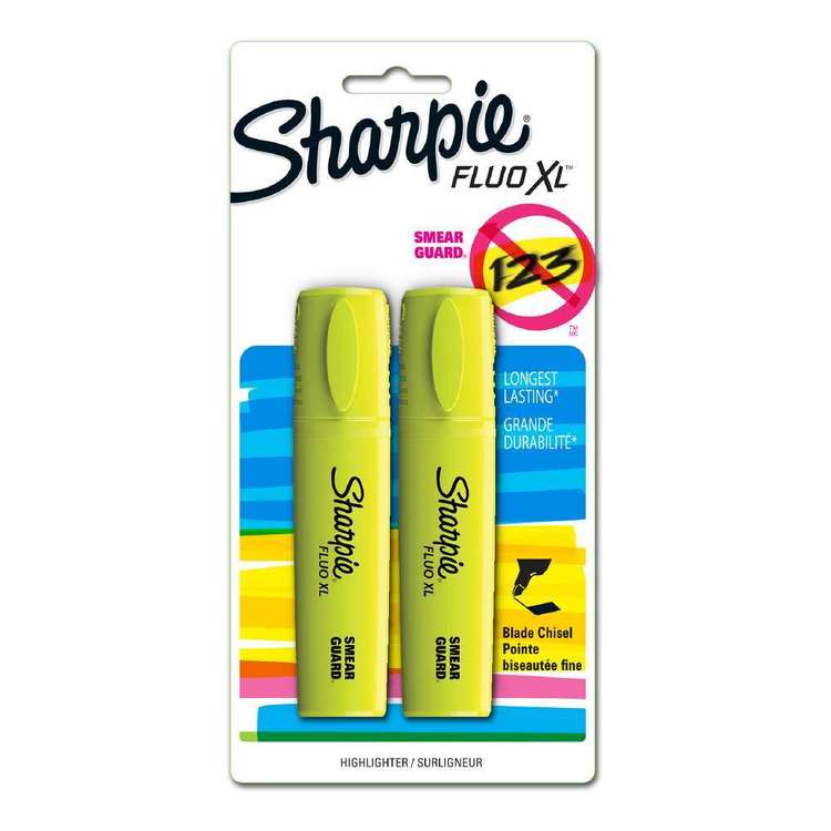 Sharpie Flat Highlighter Neon Yellow