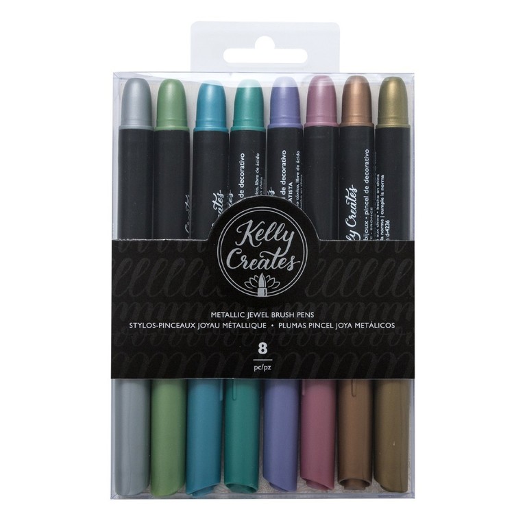 Kelly Creates Jewel Brushes Multicoloured