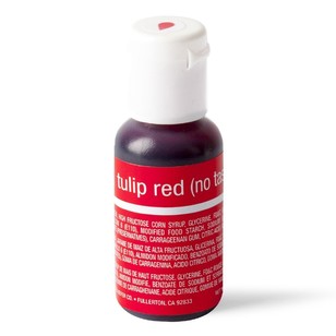 Chefmaster Liqua-Gel Coal Tulip Red