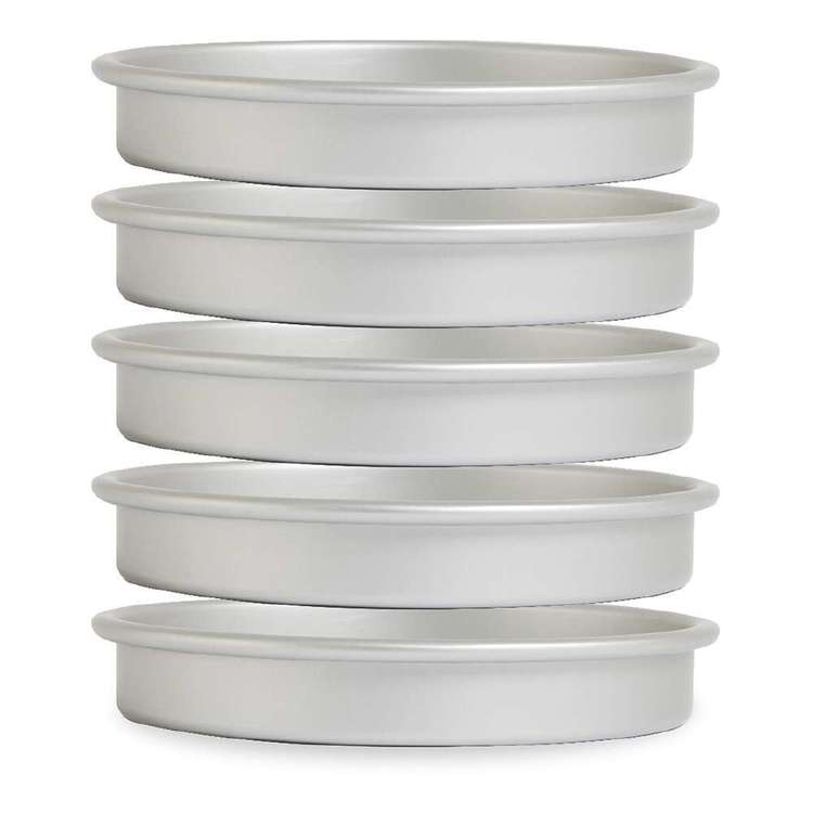 Mondo Ombre Layer Anodised 5 Piece Cake Pan Silver Anodised