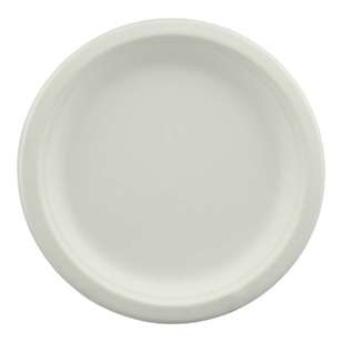 Partyware Sugar Cane Plates 10 Pack White 180 mm