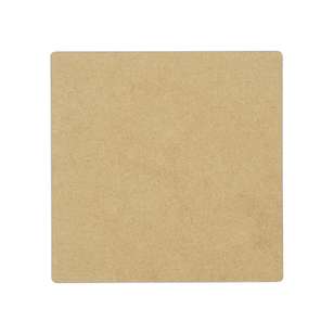 Crafters Choice Wood Square Coaster Brown