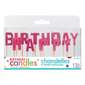 Amscan Happy Birthday Candles Pink