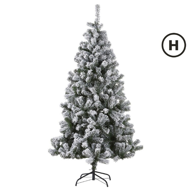 Jolly & Joy Decorate 530 Tip Flocked Snow Christmas Tree White 180 cm (H)