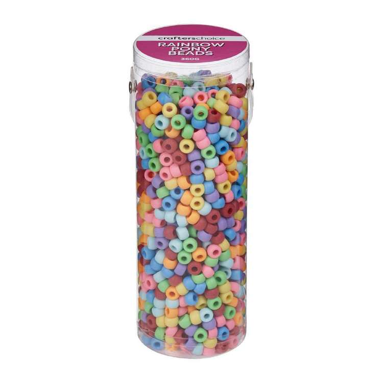 Crafters Choice Rainbow Beads In Tube Rainbow 360 g