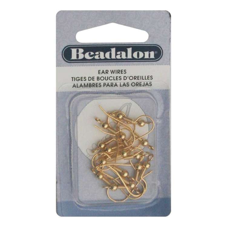 Beadalon Earring Findings 16 Pack Gold
