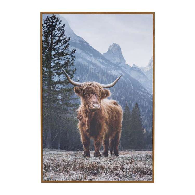 Cooper & Co Highland Cow Framed Art