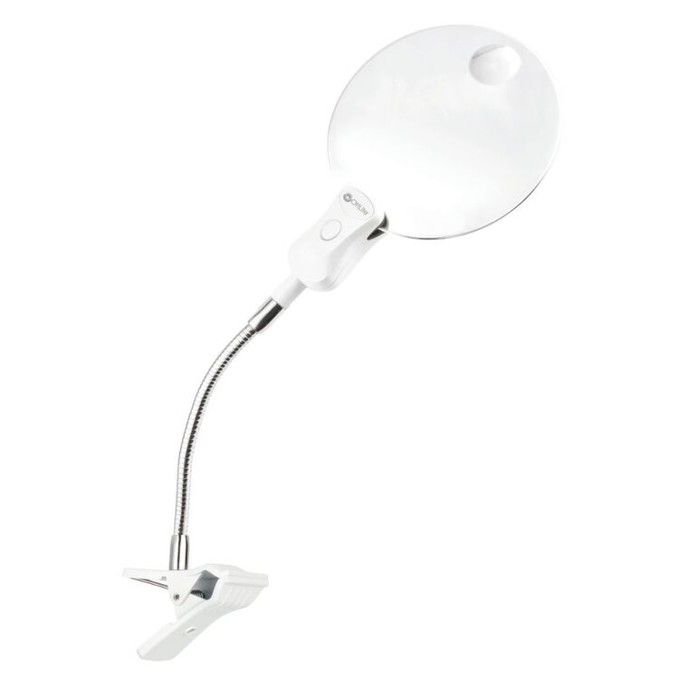 Ottlite LED Magnifier With Clip & Stand
