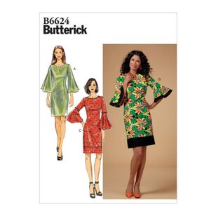 Butterick Pattern 6624 Misses'/ Misses' Petite, Women's/ Women's Petite Dress