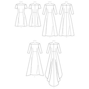 Butterick Pattern 6639 Misses' Dress