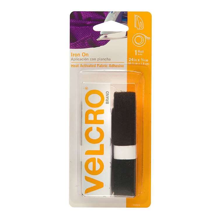 VELCRO Brand Iron On Hook & Loop Tape