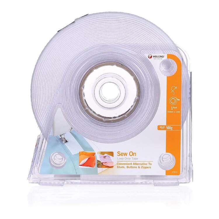 Velcro Brand - 1 White Loop Sew-On by