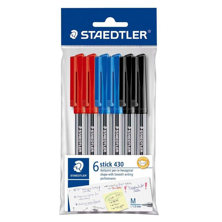 Staedtler Basic 430 Pen 6 Pack