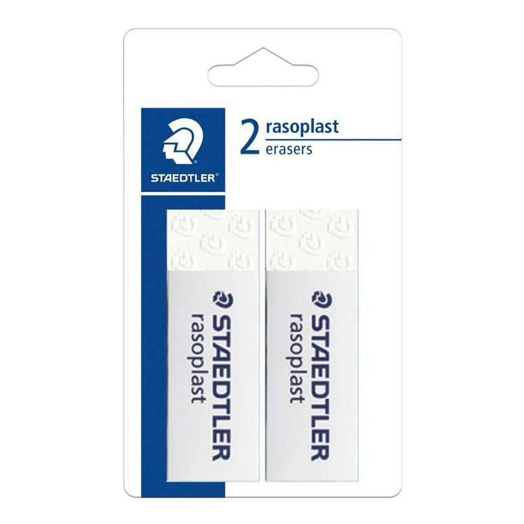 Staedtler Rasoplast Large Eraser 2 Pack