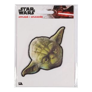 Simplicity Star Wars Yoda Head Iron On Motif Multicoloured