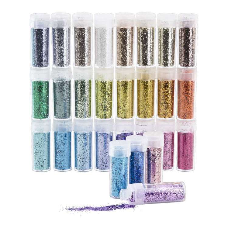 Francheville 36 Pack Glitter With Glue Set Multicoloured