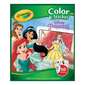 Crayola Disney Princess Colour & Sticker Book  Multicoloured