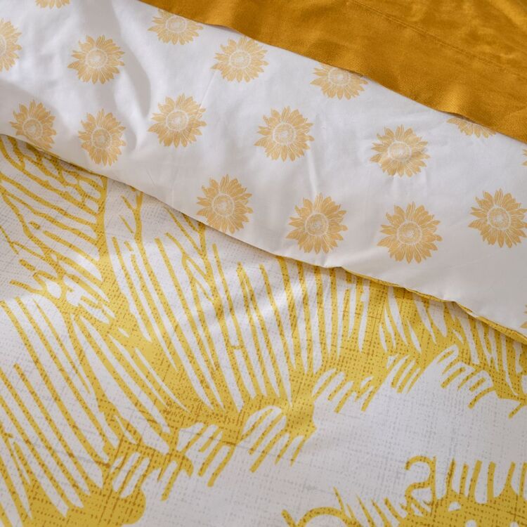 KOO Sunflower Quilt Cover Set Yellow