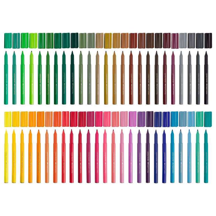 Faber Castell 50 Connector Pens Jar Multicoloured