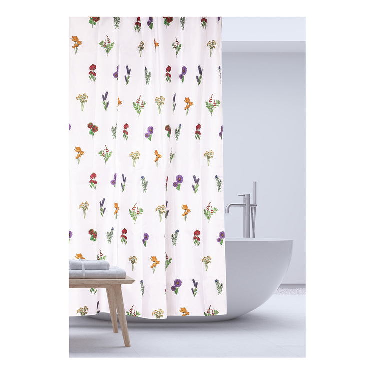Bath By Ladelle Field Flower Shower Curtain