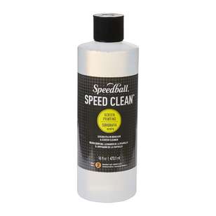 Speedball Speed Clean Bottle Clear 16 oz