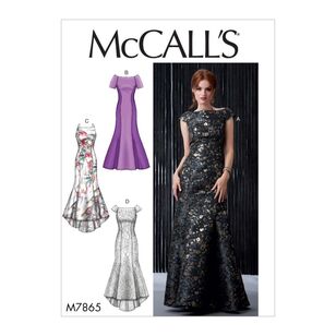 McCall's Sewing Pattern M7865 Misses' Dresses White