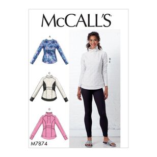 McCall's Pattern M7874 Misses' Tops and Leggings