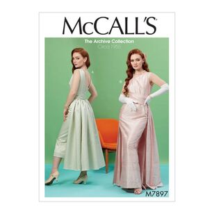 McCall's Pattern M7897 The Archive Collection Misses' Dresses