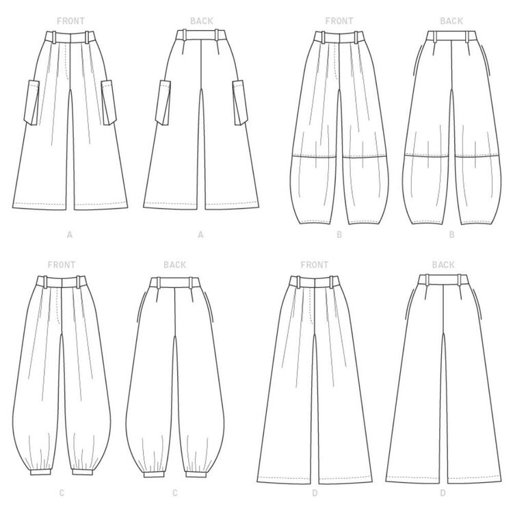 McCall's Pattern M7907 Misses' Pants