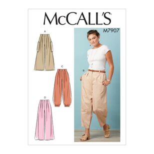 McCall's Pattern M7907 Misses' Pants