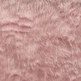 Furtex Plain 148 cm Faux Fun Fur Fabric Baby Pink 148 cm