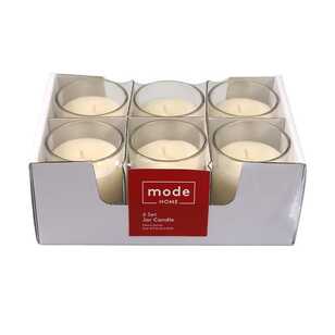 Mode Vanilla Set Of 6 Candle Jar Vanilla