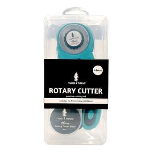 Timber & Thread Rotary Cutter Blue