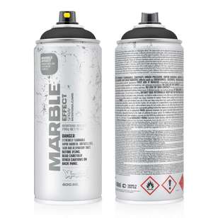 Montana Cans Effect Spray Paint Marble Effect Black 400 mL