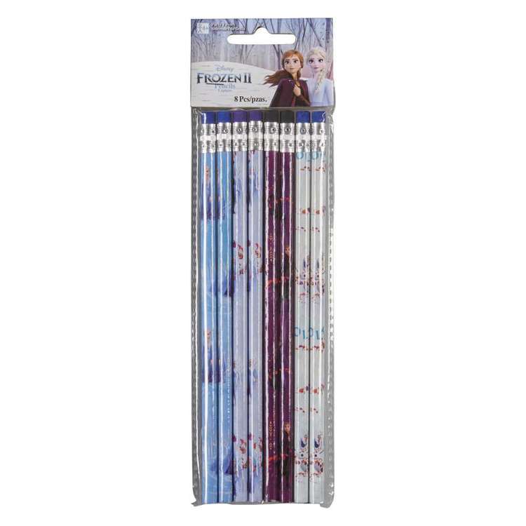 Frozen 2 Pencils 8 Pack Multicoloured