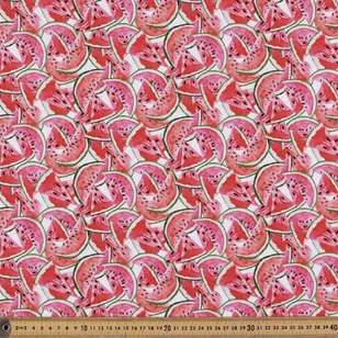 Watermelon Digital Printed Cotton Poplin Fabric Multicoloured 112 cm