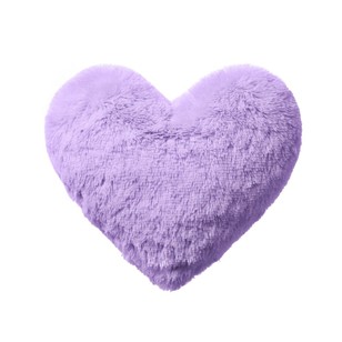 KOO Kids Fluffy Heart Cushion Lilac Cushion