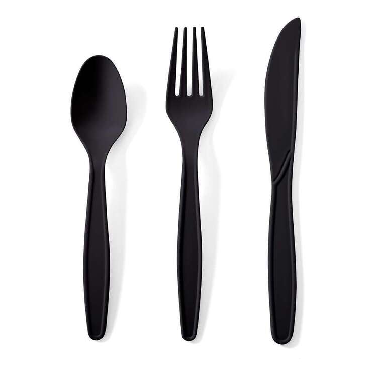 EcoSouLife Cornstarch 24 Piece Cutlery Set