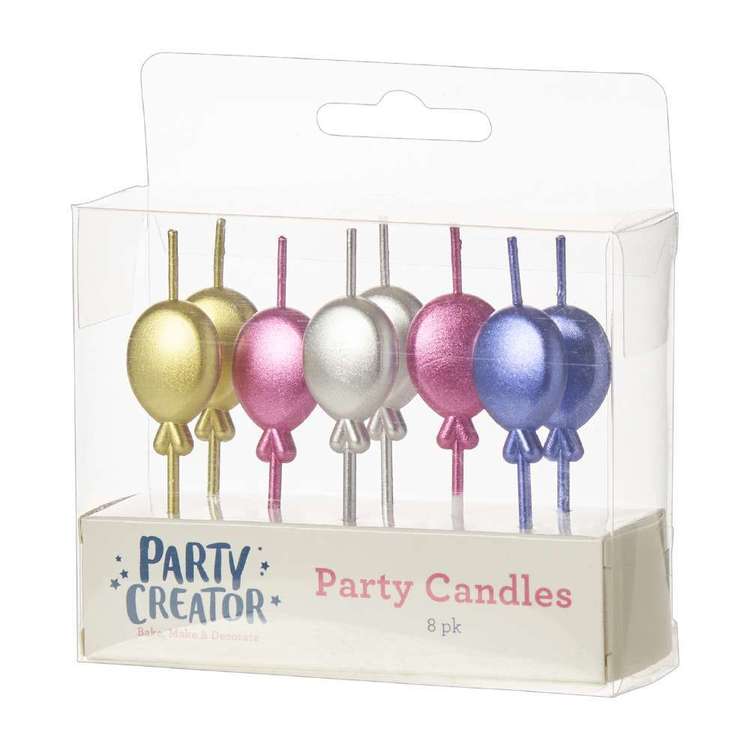 Party Creator Balloon Candles 8 Pack