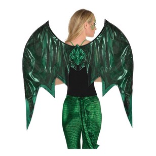 Amscan Deluxe Dragon Wings Green