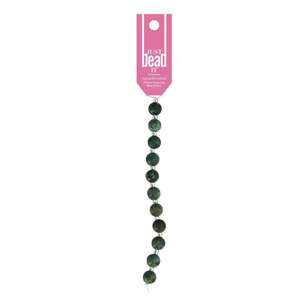 Just Bead It African Turquoise Round Bead Strand Green 10 mm