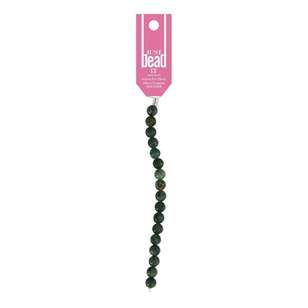 Just Bead It African Turquoise Round Bead Strand Green 10 mm