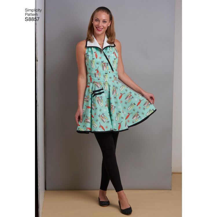 Simplicity Sewing Pattern S8857 Misses' Aprons Small - Large