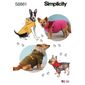 Simplicity Sewing Pattern S8861 Dog Coats Small - Large